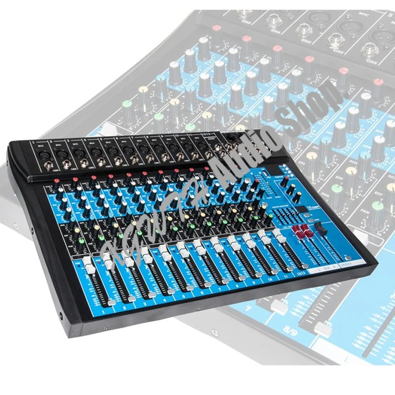 12 каналов Bluetooth DJ микшер 16 DSP цифровые эффекты звуковая микшерная консоль для