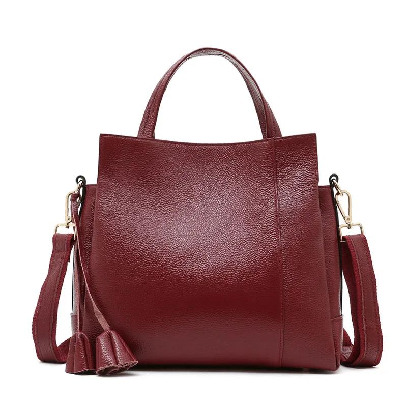 Aodux 2017 New 100% Top Layer Genuine Cow Leather Women Shopping Handbags Classic Deign Tote Shoulder Crossbody Messenger Bags | Багаж и