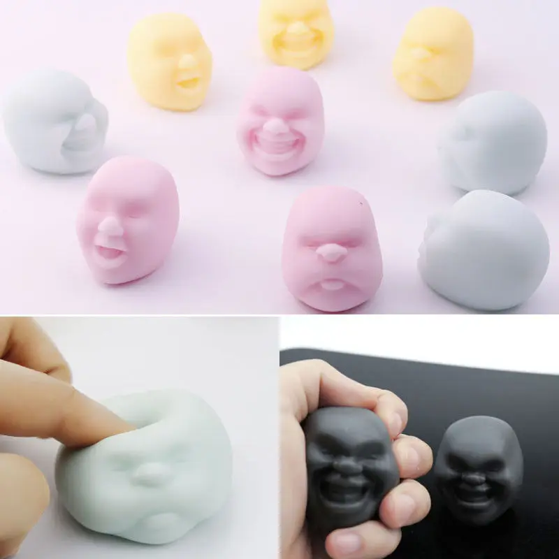 Новинка 2019 Горячие очки для человеческого лица снятия стресса забавная офисная