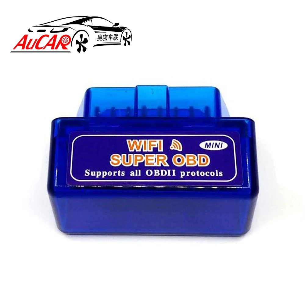 AuCAR Mini Elm327 Wifi OBD2 OBDII адаптер ELM 327 Obd 2 Автомобильный сканер кодов для IOS Iphone ELM327 V1.5