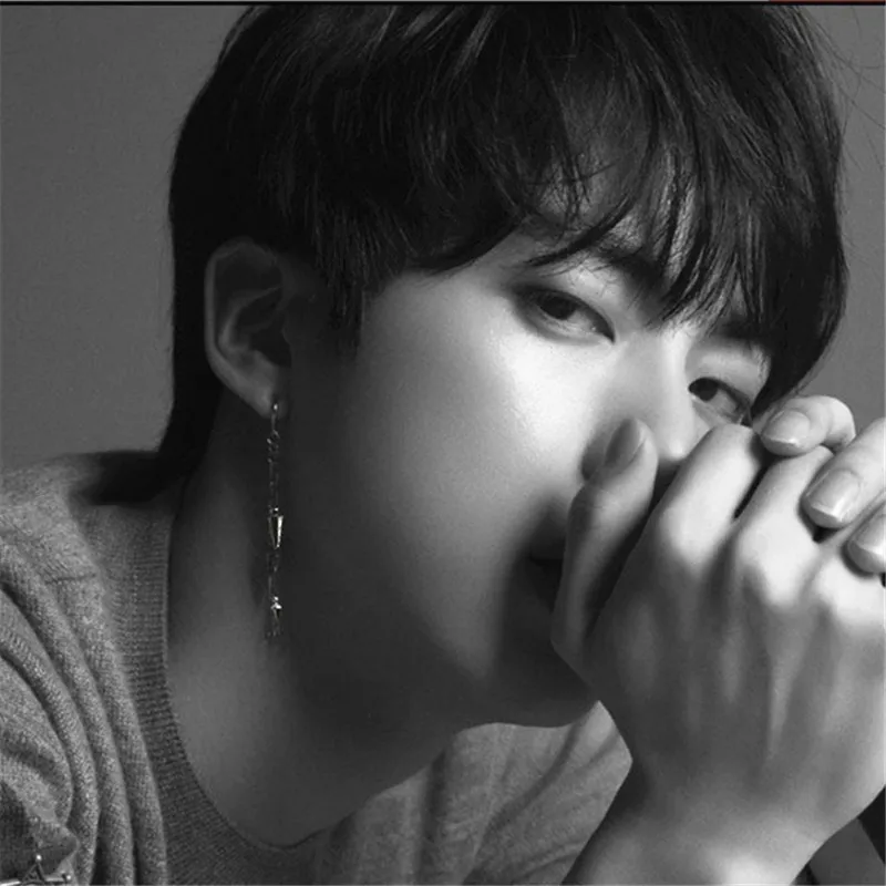 KPOP DNA корейские простые серьги Mujer Moda модные ювелирные изделия Bangtan Boys альбом V