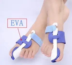 Ортопедический ортопедический выпрямитель для пальцев ног с подушечкой из вспененного этилвинилацетата и регулируемым ремешком