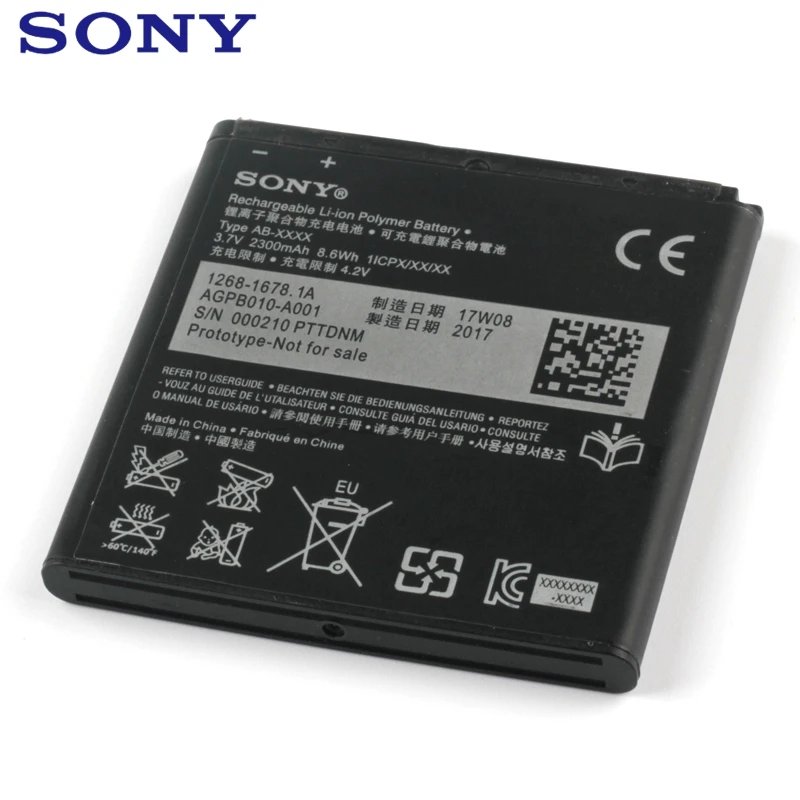 Оригинальная сменная батарея для телефона BA950 Для SONY Xperia M36h C5502 C5503 AB-0300 ZR SO-04E настоящая перезаряжаемая батарея 2300 мАч
