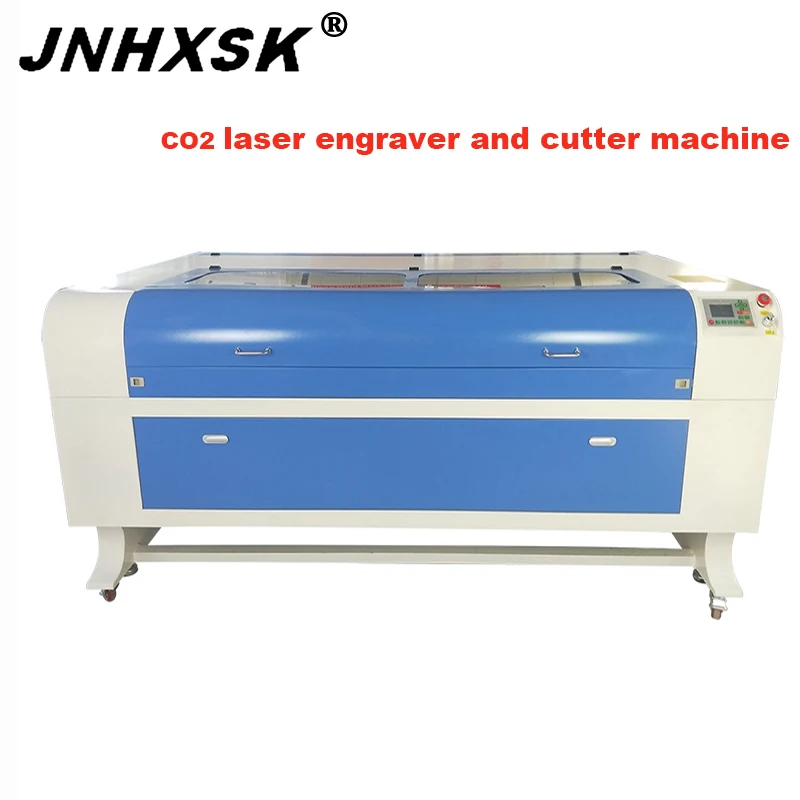 JNHXSK TS1810 100 Вт Ruida фрезерный станок с ЧПУ CO2 3d лазерная гравировальная и режущая