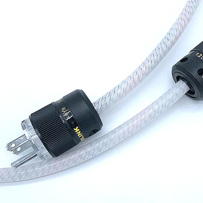 Hi End US/EU версия вилки питания Разъем 9 контактный ядер 16AWG 7N с серебряным покрытием