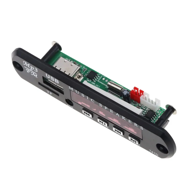 Беспроводной адаптер аудиоприемника USB AUX Автомобильный MP3 плеер плата decorder FM