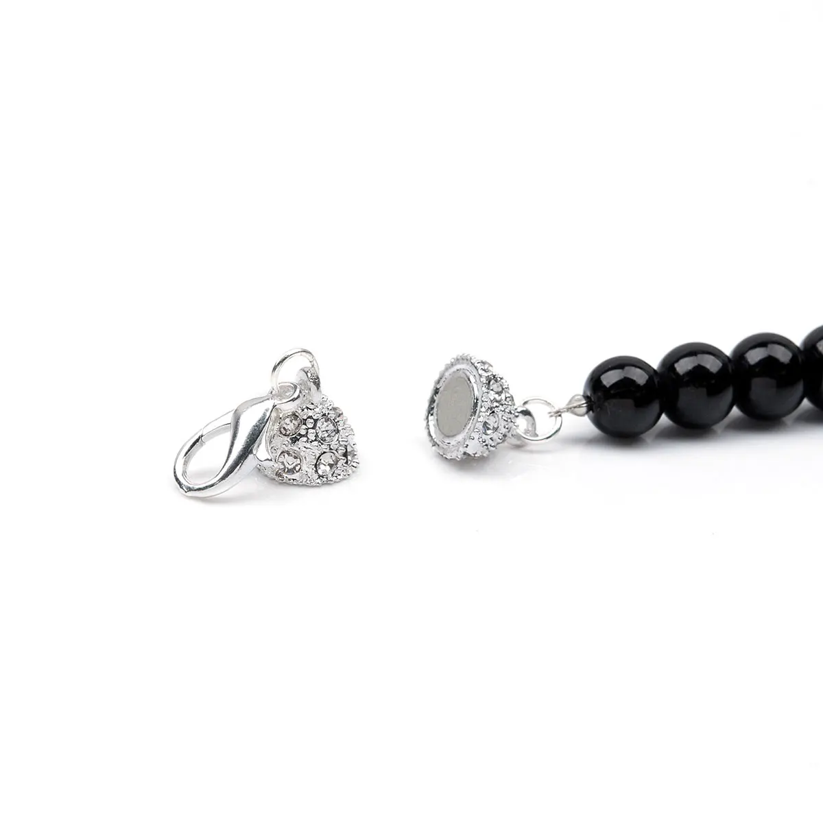 DoreenBeads магнитные застежки для ювелирных изделий браслет овальный серебряный