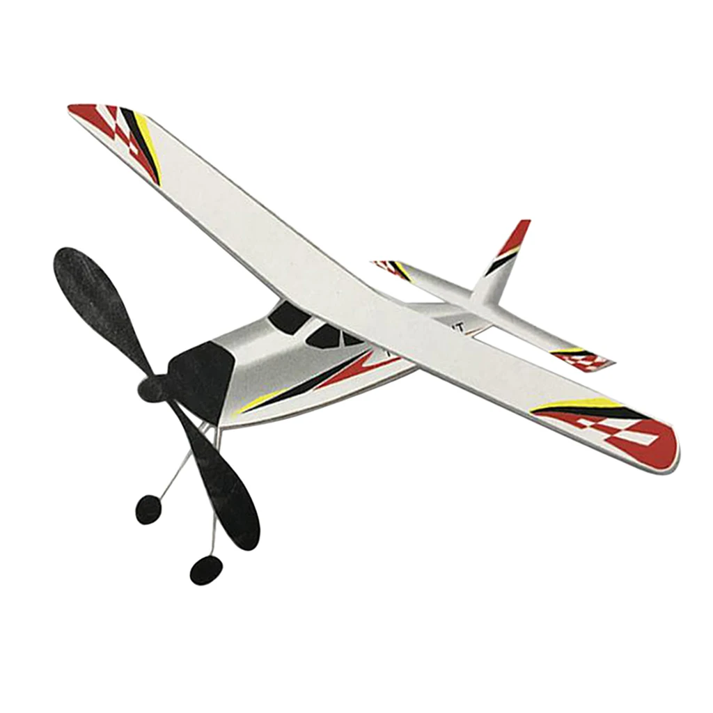12' Резиновая лента Windup Plane Kit Игрушка для обучения подарки для детей и детей