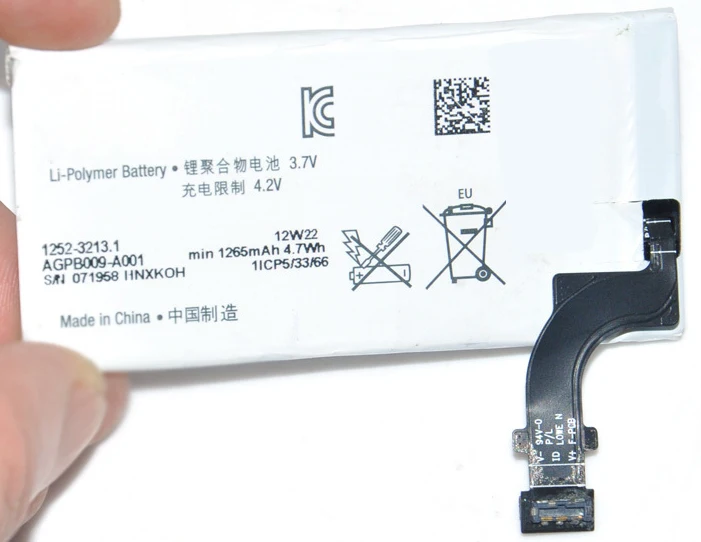 С инструментами AGPB009 A003 батарея мобильного телефона для Sony Ericsson Xperia go ST27 ST27i ST27a