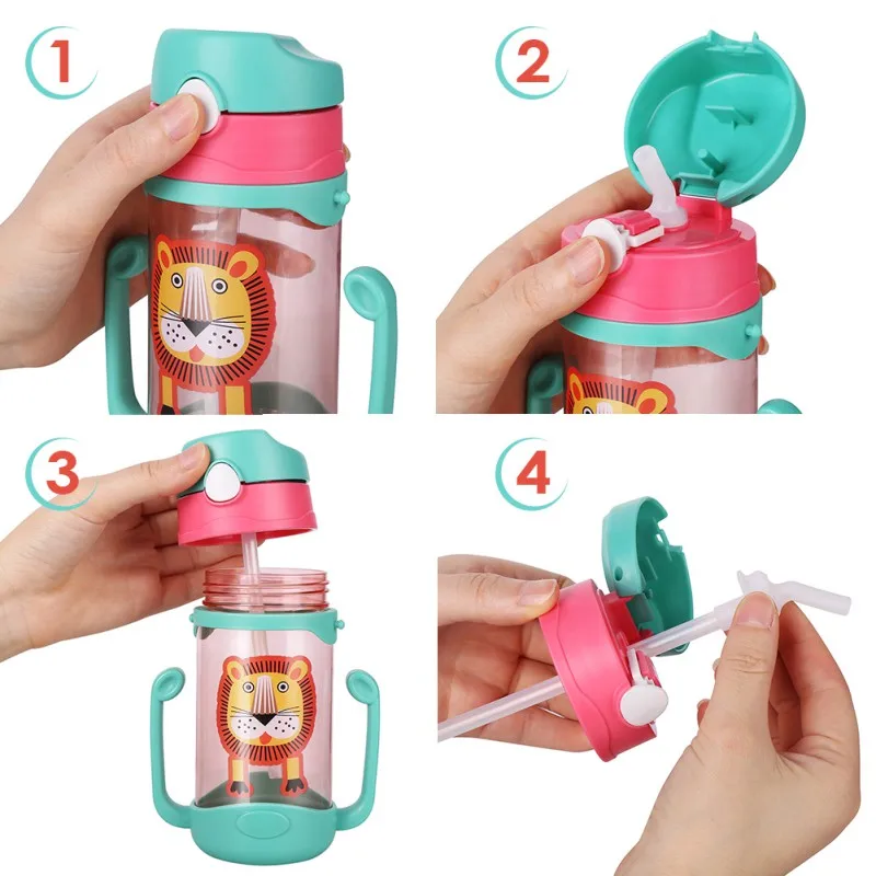 Детская портативная чашка Sippy соломенные аксессуары Детские Чашки Сменные