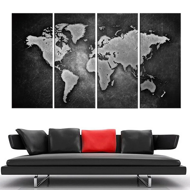 Настенная картина в рамке 4 шт. подарок украшение для дома холст печать живопись