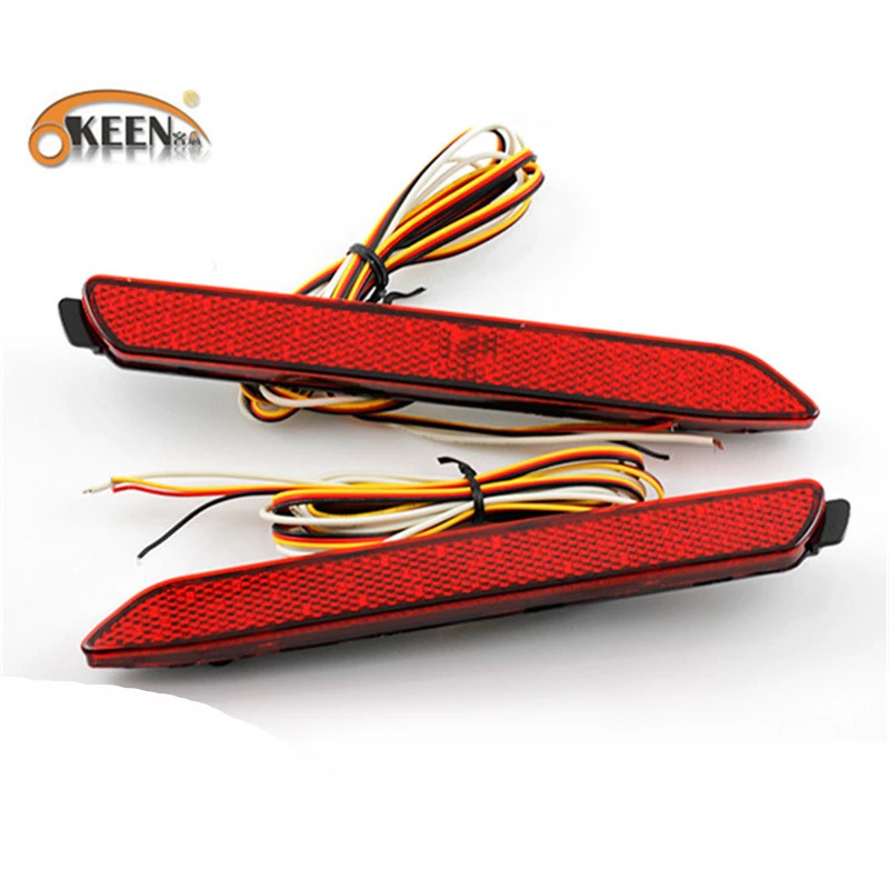 Светодиодный отражатель заднего бампера OKEEN 2 шт. стоп сигнал для Toyota Camry 2009 2012
