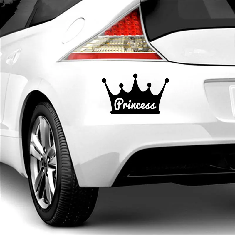 Принцесса Корона стикер автомобиля водонепроницаемый винил украшение забавное
