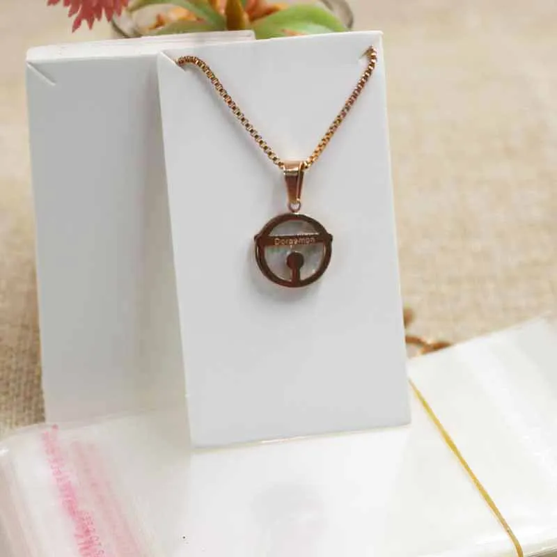 8*4 5 см DIY kraft/Белая пустая Ювелирная карта маленькая милая Подвеска