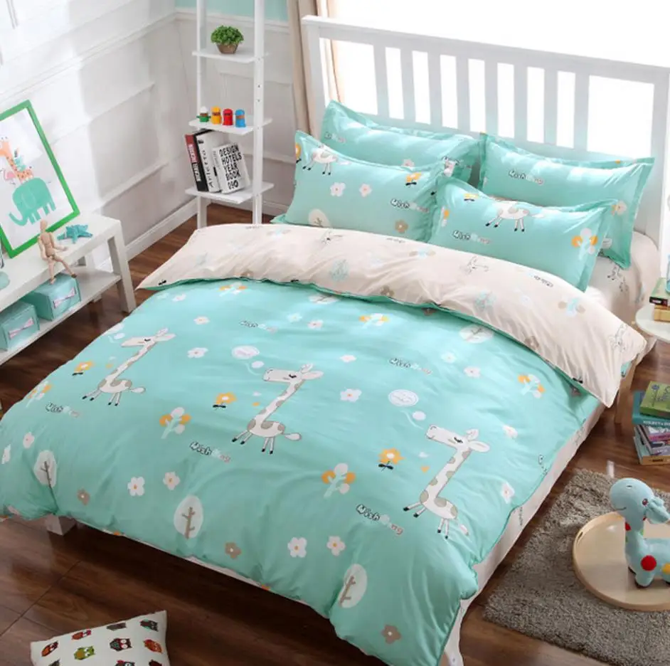 Бесплатная доставка 4 шт четыре Мультфильм Лист постельные принадлежности мешок