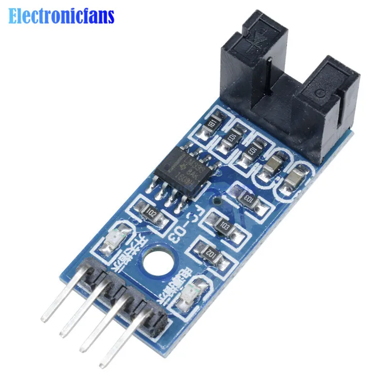 ИК Оптрон типа слота модуль датчика скорости LM393 для Arduino соединительный датчик 3