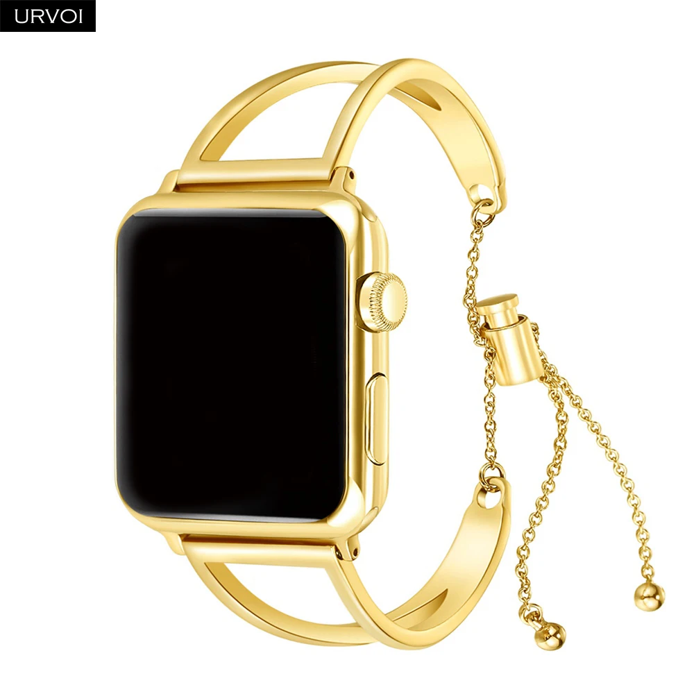 URVOI ремешок для Apple Watch манжета из нержавеющей стали iWatch девушка мода запястье