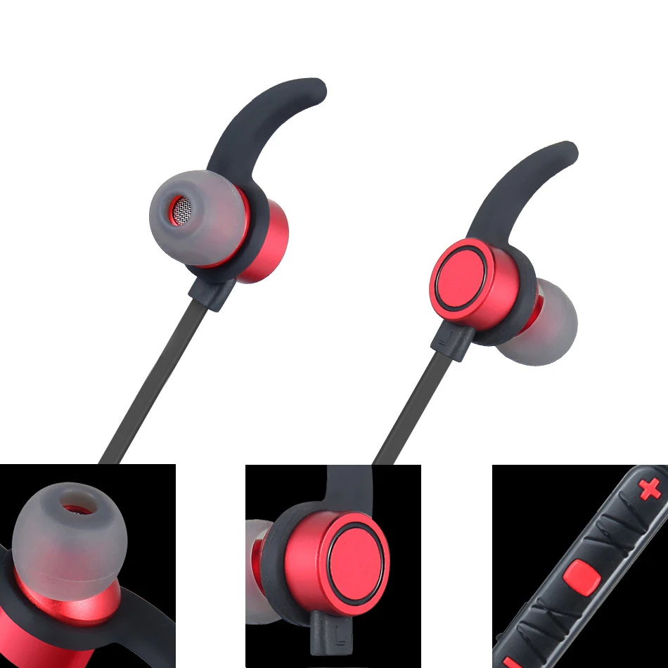 KEXU спортивные Bluetooth наушники беспроводные микрофон стерео объемный бас для iOS