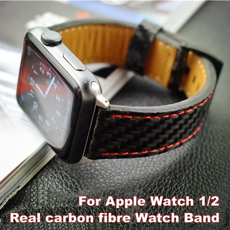 Ремешок из натурального углеродного волокна для Apple Watch Series 1 2 3|strap for apple watch|watch band