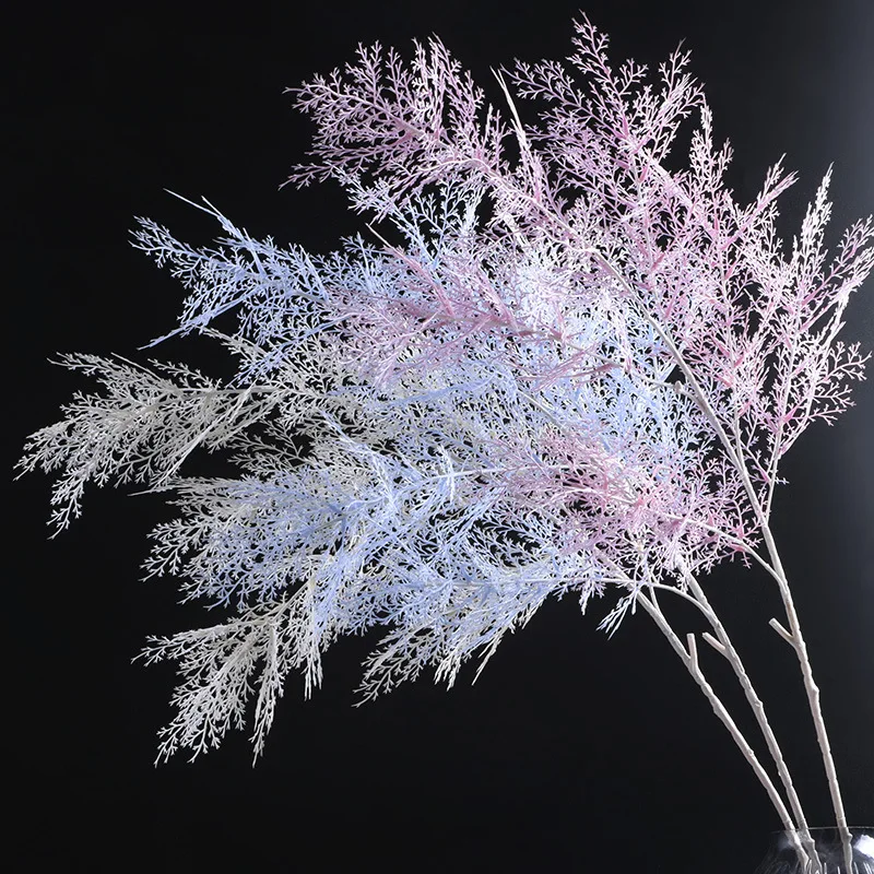 5 шт. искусственный Rime цветок сосны смога ветка дерева искусственная трава