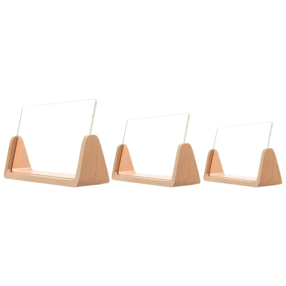 Цельная деревянная фоторамка инновационная акриловая U-образная Горизонтальная