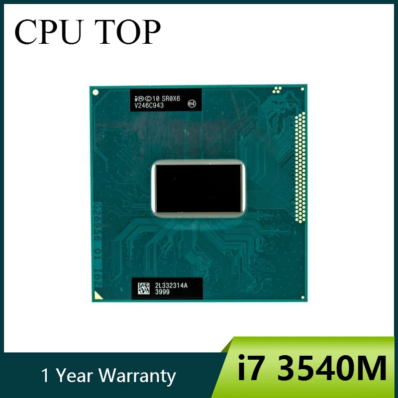 Процессор Intel Core i7 3540M 3 0 GHz 4M Socket G2 для ноутбука CPU SR0X6|socket g2|intel coreintel core i7-3540m |