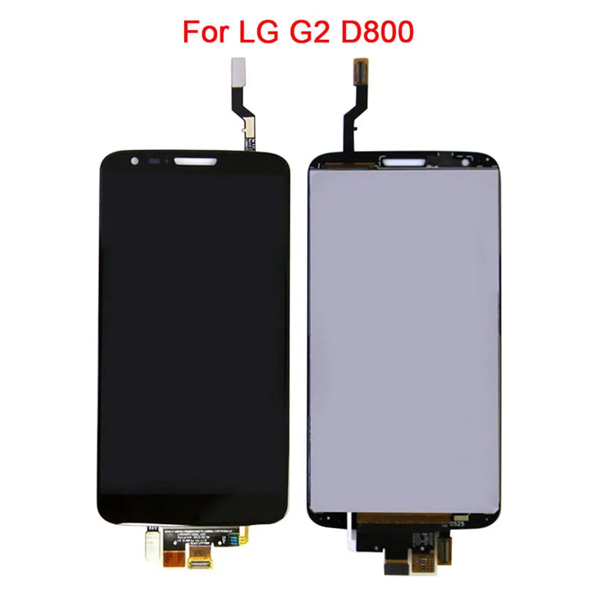 Замена ЖК дисплея для LG G2 D800 дисплей кодирующий преобразователь сенсорного