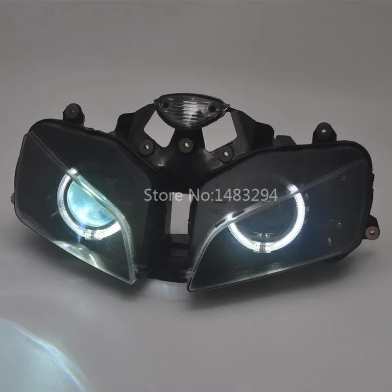 Изготовленный На Заказ конверсионный яркий белый проектор Angel Eyes HID собранная