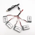 3,7 V 600 mAh Lipo для X5 X5C X5SC X5SW 2,4G RC quadcopter 3,7 v 600 mah литий-полимерный аккумулятор с USB зарядным кабелем
