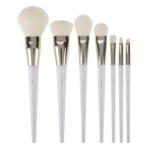 Набор кистей для профессионального макияжа, высококачественный набор для вегетарианского макияжа, для пудры, тона, румян, теней, подводки, губ