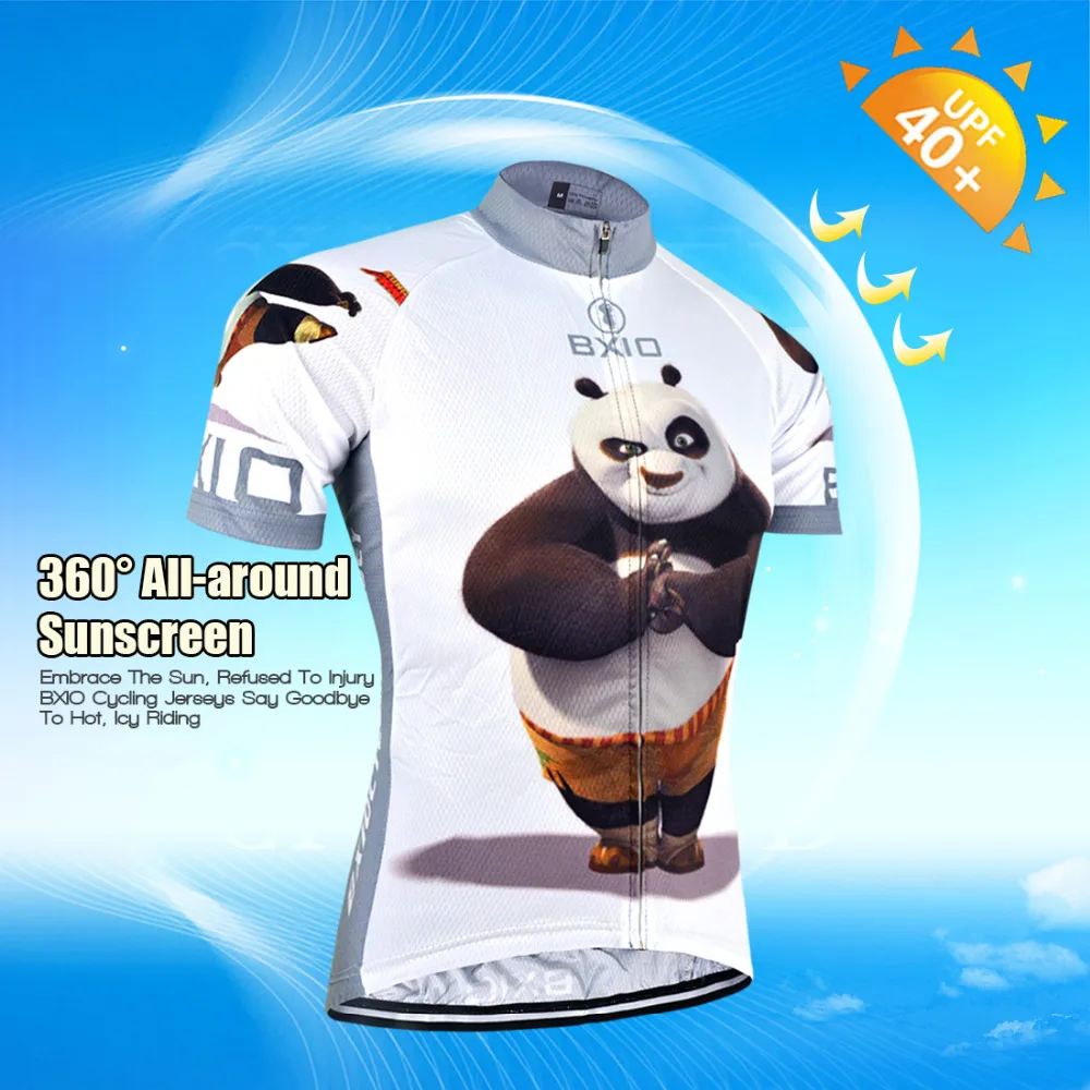 Забавные велосипедные майки BXIO 2020 Ropa De Ciclismo Fat Bear Raiders Mans Pro комплекты одежды для
