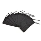 Мягкий Чехол для очков черный цвет 17*8,5 см мягкая ткань для солнцезащитных очков Сумка водонепроницаемая кожаный чехол для солнцезащитных очков 1 шт.