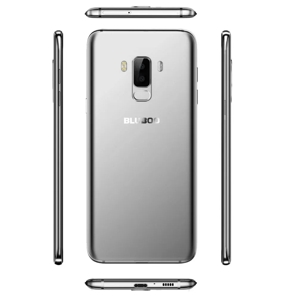 Смартфон Bluboo S8 Plus MTK6750T, четыре ядра, 4 Гб+ 64 ГБ, мобильный телефон Android, 6,0 дюймов, сенсорный экран, двойная камера, мобильный телефон, touch ID