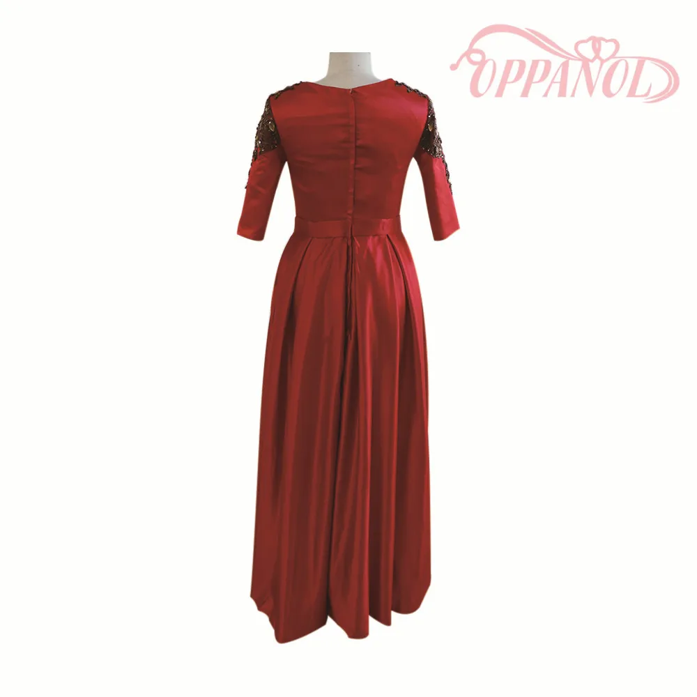 Лучшее платье для выпускного вечера Robe De Soiree бордовый длинное вечернее