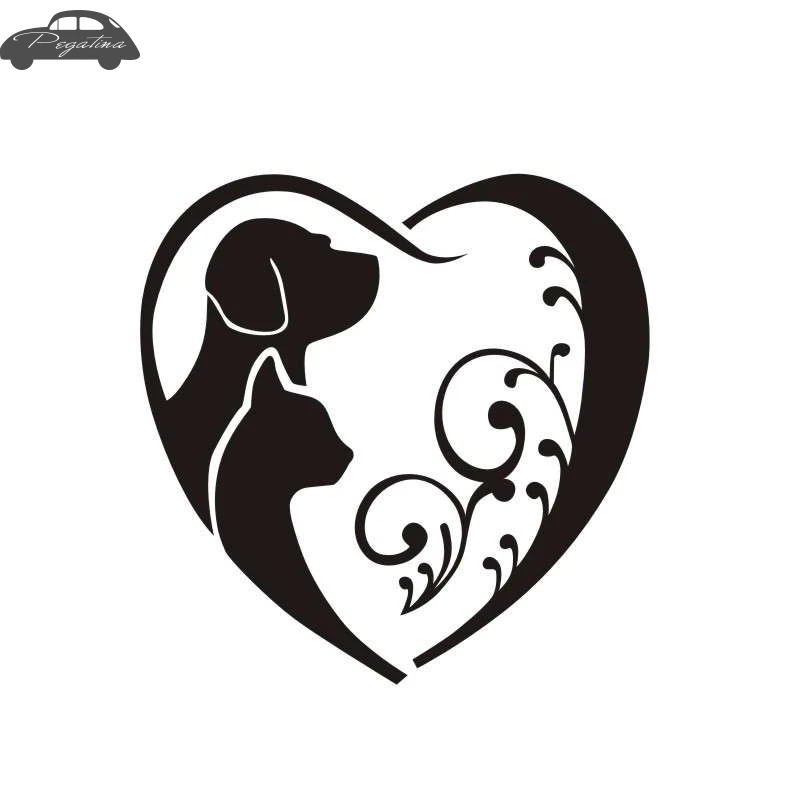 Автомобиль Щенок Pet Shop стикер собака кошка наклейка плакаты виниловые настенные