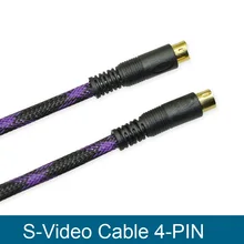 S-Video Cable Gold-Plated (SVHS) 4-PIN SVideo Cord
