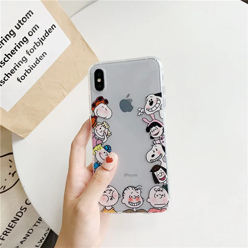 INS милый мультфильм, Корея животное смешной Кролик Медведь чехол для телефона iphone Xs MAX XR X 6 6s 7 8 plus Пара Прозрачный мягкий ТПУ задняя крышка