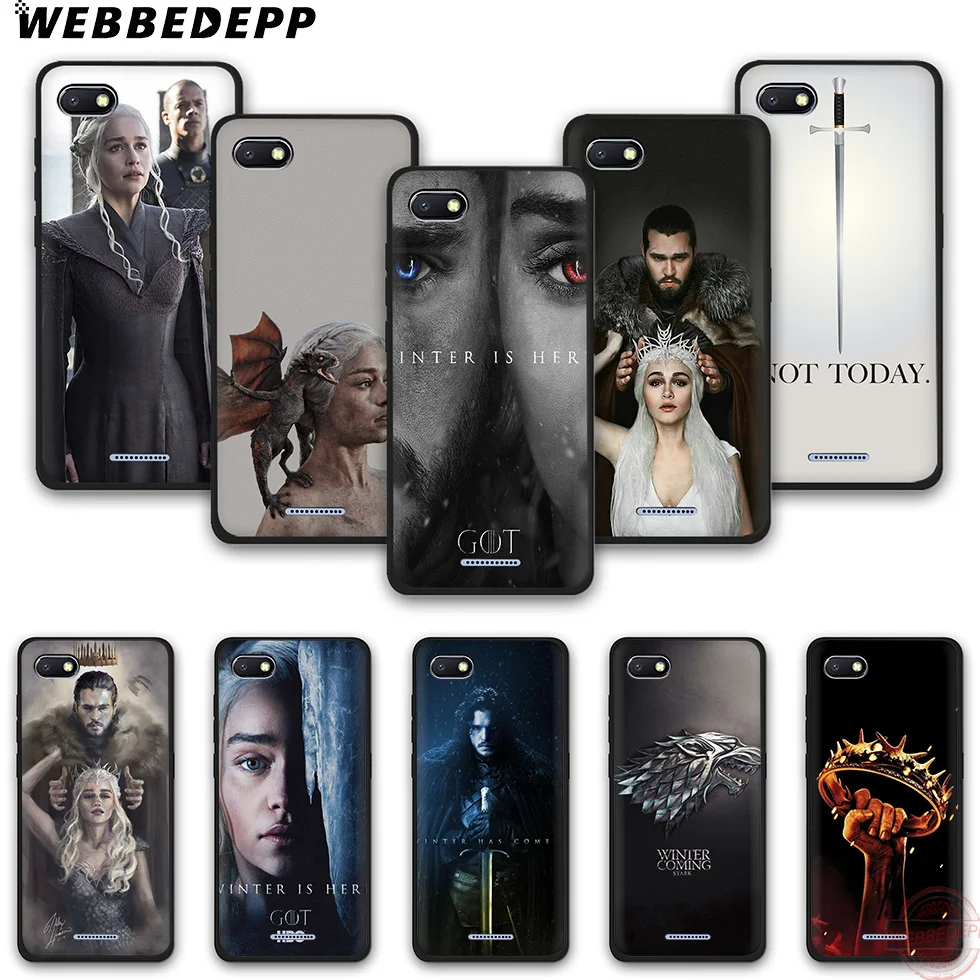 WEBBEDEPP футболки с принтом Джоном Сноу из игры престолов TPU чехол для телефона