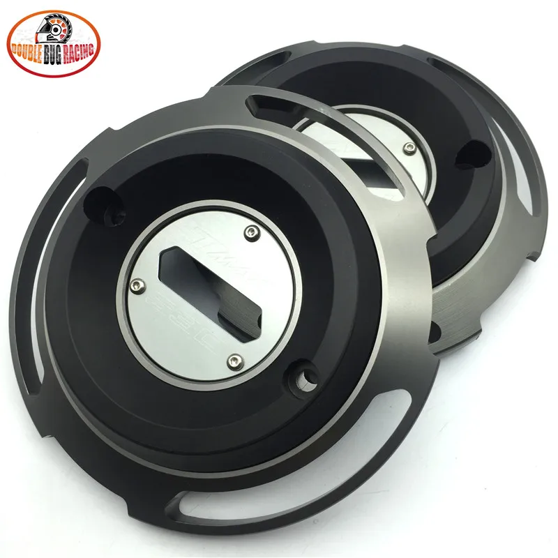 titanium 1pair Крышка статора двигателя мотоцикла Защитная крышка декоративная крышка для Yamaha T-max 530 TMAX530 TMAX 530 SX DX - Цвет: titanium 1pair