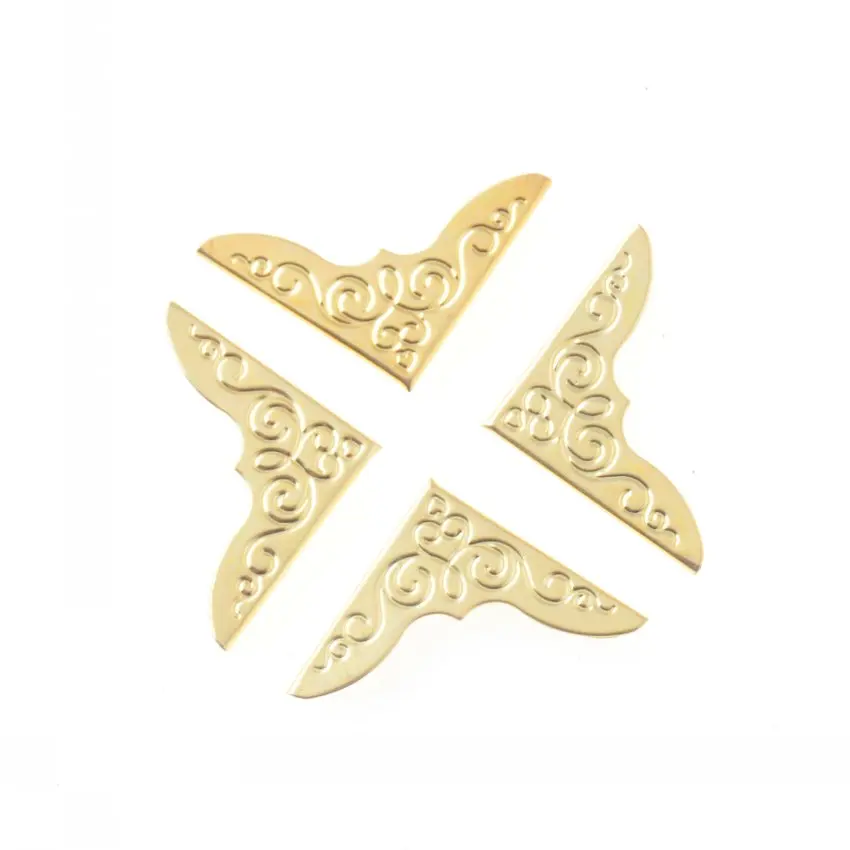 25 шт. позолоченные Защитные уголки для альбомов 32x23 мм|protector case|protector toshibaprotector helmet |