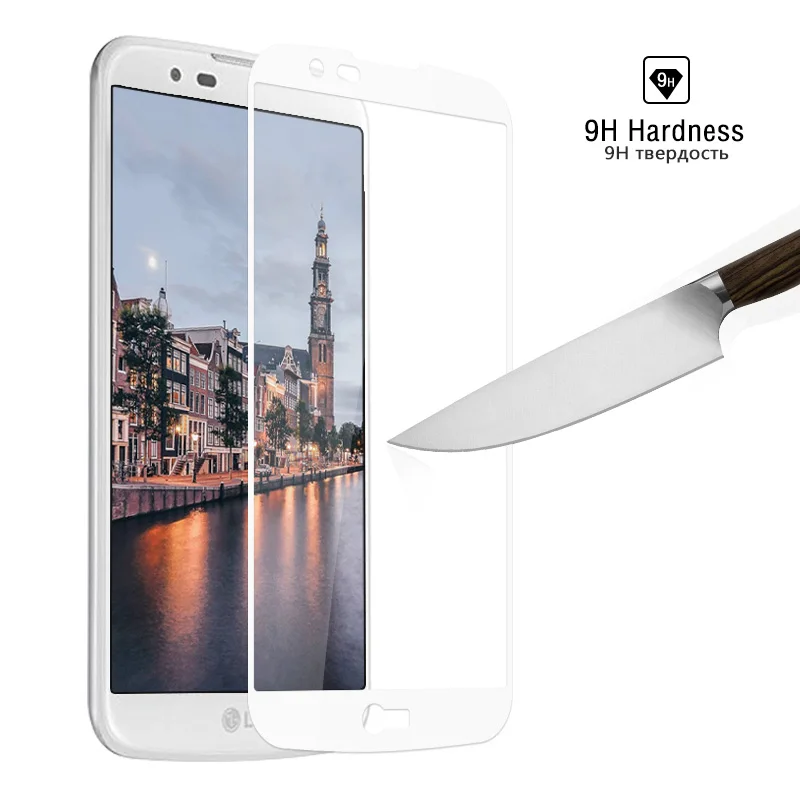 Взрывозащищенное Закаленное стекло для LG K10 LTE жесткая Защитная стеклянная