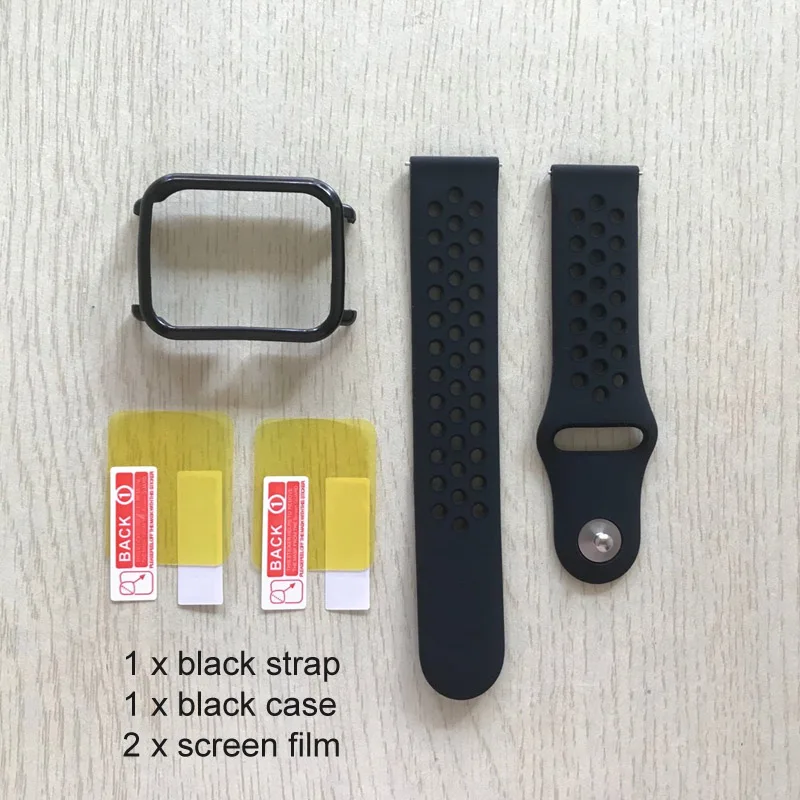 3 в 1 сменный Браслет Для Xiaomi Amazfit Bip Молодежный ремешок двойной цвет ТПУ силиконовый ремешок для часов Huami Amazfit браслет