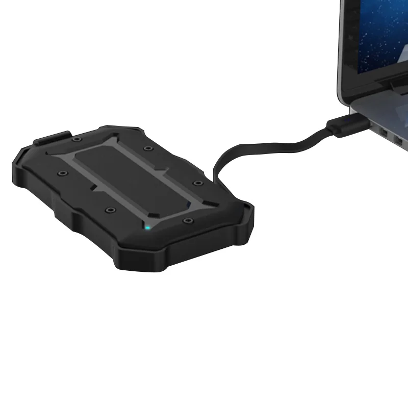 

Водонепроницаемый ударопрочный внешний корпус для жесткого диска USB3.0 + UASP SATA Универсальный 2,5-дюймовый корпус для жесткого диска с кабелем