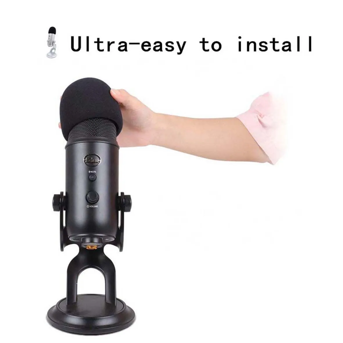 Ветряная муфта ветрового стекла мягкий микрофон ветровое стекло для Blue Yeti /Yeti Pro