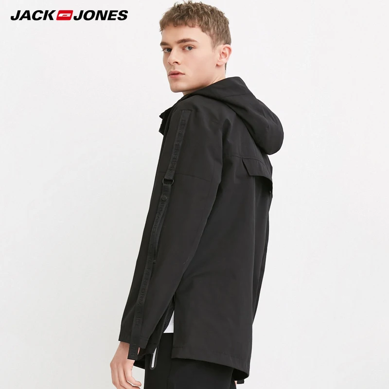 Мужская ветровка с капюшоном Jack Jones новинка 218121561|Плащи и тренчи| |