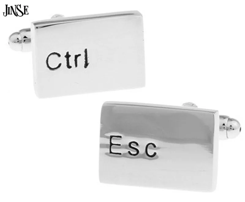 JINSE компьютерная клавиатура esc ctrl клавиша нажатие silverзапонки французская рубашка