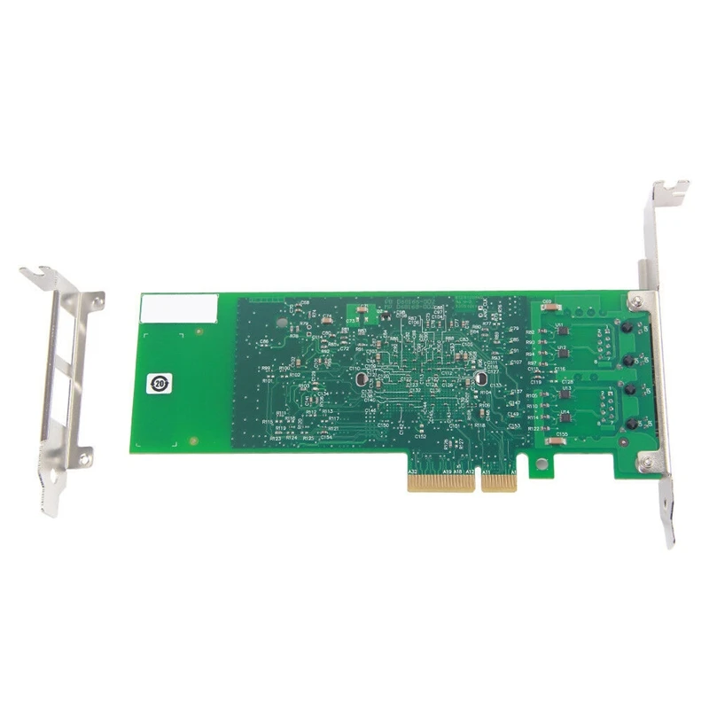Двухпортовая сетевая карта Pci E X4 Gigabit Ethernet 10/100/1000 Мбит/с Lan адаптер контроллер
