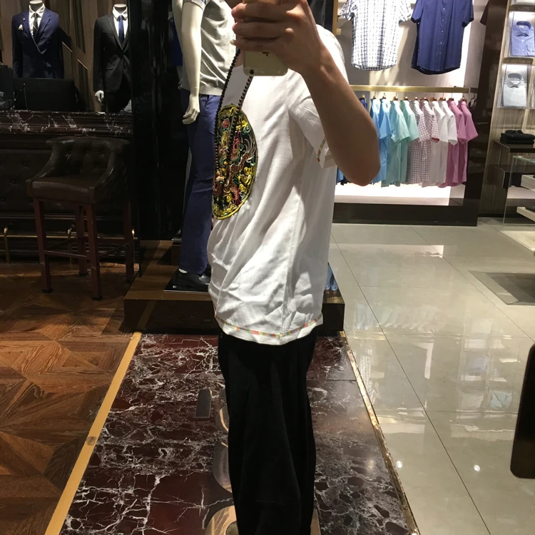 Футболка С коротким Рукавом Повседневная Топы пара тис оптовая цена | Мужская