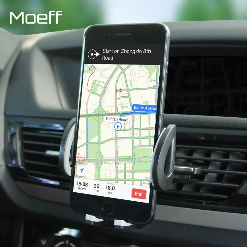 Универсальный автомобильный держатель Moeff регулируемая подставка для телефона