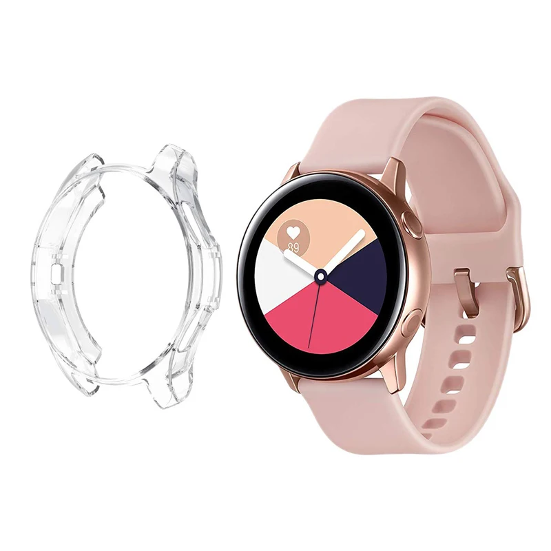 Защитный чехол для samsung galaxy watch active 2 Ультратонкий Мягкий силиконовый защитный HD